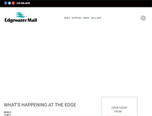 Tablet Screenshot of edgewatermall.com